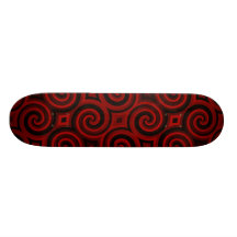 Vintage rote Wirble Beschaffenheit Skateboardbretter
