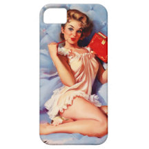 Vintage Secret Diary Gil Elvgren Pin Up Girl iPhone 5 Cases