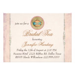 Vintage Shabby Bridal Tea Party Personalized Invitations
