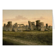 Vintage Stonehenge Anmerkungs-Karte