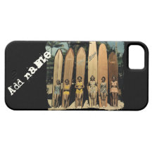Vintage Surfermädchen Schutzhülle Fürs iPhone 5