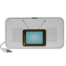 Vintage Television Travel Speaker