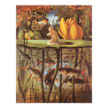 Vintage Thumbelina feenhafte Geschichte; Eleonor V Individuelle Einladungskarten