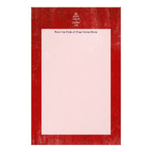 Vintage tiefrote beunruhigt behalten Ruhe und mach Bedrucktes Papier