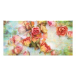 Vintage trockene wedding Rosen Bilder Karten