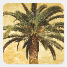 Vintage tropische Palme Sticker