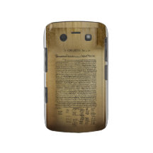 Vintage Unabhängigkeitserklärung Blackberry Hülle