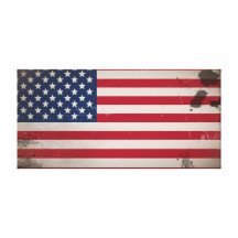 Vintage USA-Flagge Galerie Gefaltete Leinwand