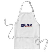 Vintage Vereinigte Staaten mit Stern - Alaska Schürzen