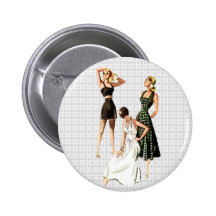 Vintage Vierzigerjahre Sommer-Moden Buttons