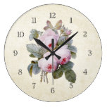 Vintage viktorianische englische Rosen durch Redou Wanduhren