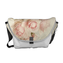 Vintage viktorianische romantische Rosen Kuriertaschen