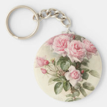 Vintage viktorianische romantische Rosen Schlüsselbänder