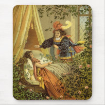 Vintage viktorianische Schneewittchen-feenhafte Ge Mousepads