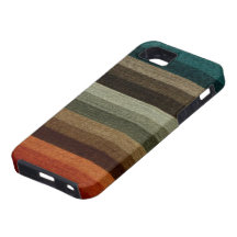 Vintage warme Herbst-Streifen Etui Fürs iPhone 5