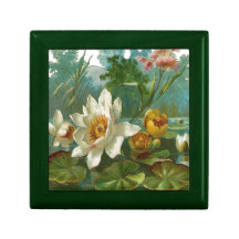 Vintage, WasserBlume, Ehefrau-Geburtstag Geschenkboxen