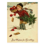 Vintage Weihnachtspostkarte