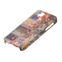 Vintage Weihnachtswerkstatt. Nordpol. Elfen iPhone 5 Hülle