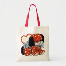 Vintage WelpeValentinetasche