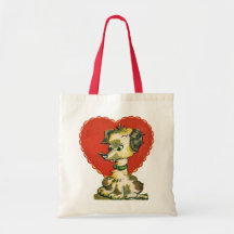 Vintage WelpeValentinetasche