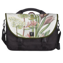 Vintage Wildblumen-Laptop-Pendler-Tasche