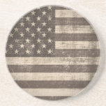 Vintager amerikanische Flaggen-Untersetzer