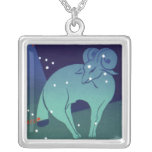 Vintager Astrologie-Widder-RAM-Konstellations-Tier Selbst Gestalteter Schmuck