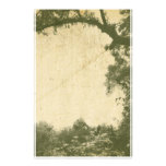Vintager Baum-Hintergrund Personalisiertes Büropapier