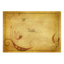 Vintager besonderer Anlass Placecards Visitenkarten