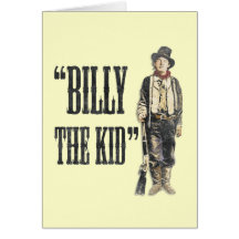 Vintager Billy das Kind Grußkarte
