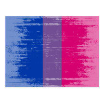 Vintager Bisexual Pride.png Postkarten