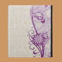 Vintager BlumeniPad Folio-Kasten caseable hüllen