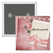 Vintager BrautjungferPin Anstecknadelbuttons