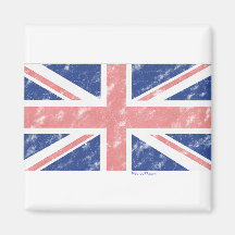 Vintager BRITISCHER Flaggen-Magnet Kühlschrankmagnete