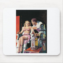 Vintager Cartoon sonderbar Mousepad