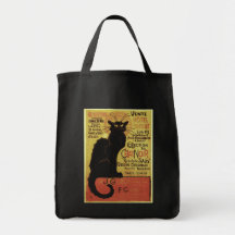 Vintager Chat Noir, Vente Hôtel Drouot Steinlen Tragetaschen