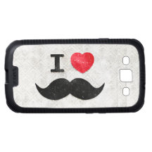 Vintager Damast der Liebe I/Herz Schnurrbartes