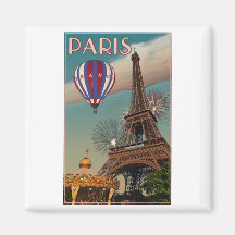 Vintager Eiffel-Turm Magnete