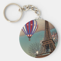 Vintager Eiffel-Turm Schlüsselbänder