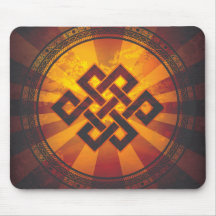 Vintager endloser Knoten-Druck Mousepads