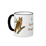 Vintager Eulen-Kaffeetasse-Becher 1890