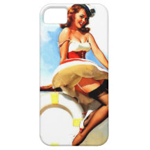 Vintager Gil Elvgren SeemannseePin herauf Mädchen iPhone 5 Hülle