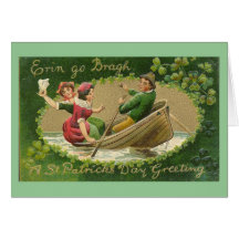 Vintager Heiligen Patrick Tag Notecard Karte