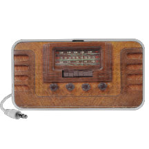 Vintager hölzerner RadioLautsprecher