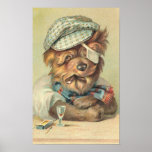 Vintager Hund Plakat