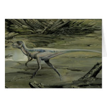 Vintager Hypsilophodon Dinosaurier Karten