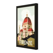 Vintager KircheDuomo Reise-Florenz Firenze Italien Leinwand Druck