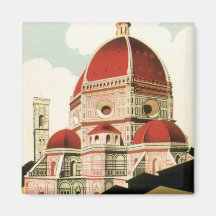 Vintager KircheDuomo Reise-Florenz Firenze Italien Magnete
