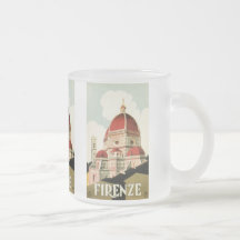 Vintager KircheDuomo Reise-Florenz Firenze Italien Kaffeetassen