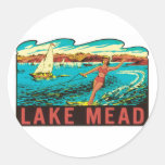 Vintager Lake Mead Nevada Nanovolt Staats-Aufklebe
